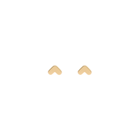 STADION stud earrings in 18k yellow gold