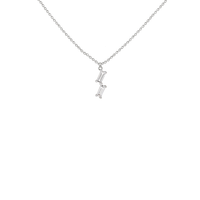 LIGHT/BEAM pendant in platinum 950, diamonds