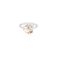 KLAR OOAK ring in 950 platinum, tourmaline and diamond