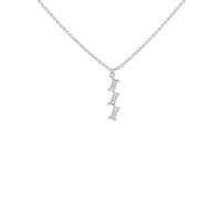 LIGHT/BEAM pendant in platinum 950, diamonds