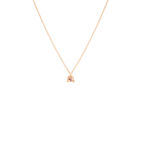 TRIN pendant in 18k rose gold, tourmaline