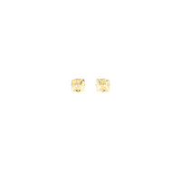 KLAR stud earrings in 18k yellow gold, golden beryls