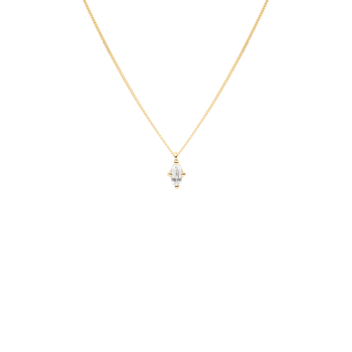 STADION pendant in 18k yellow gold, diamond