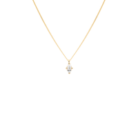 STADION pendant in 18k yellow gold, diamond