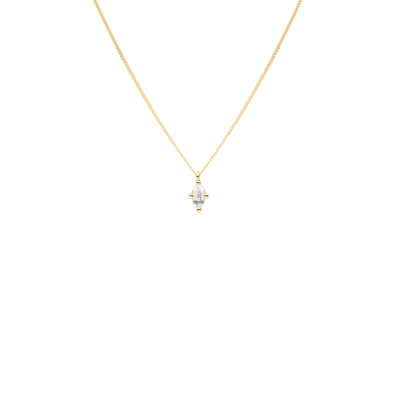 STADION pendant in 18k yellow gold, diamond