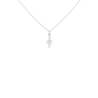 LIGHT/BEAM pendant in platinum 950, diamonds