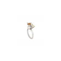 THIRD SPIRIT ring in 950 platinum, diamonds