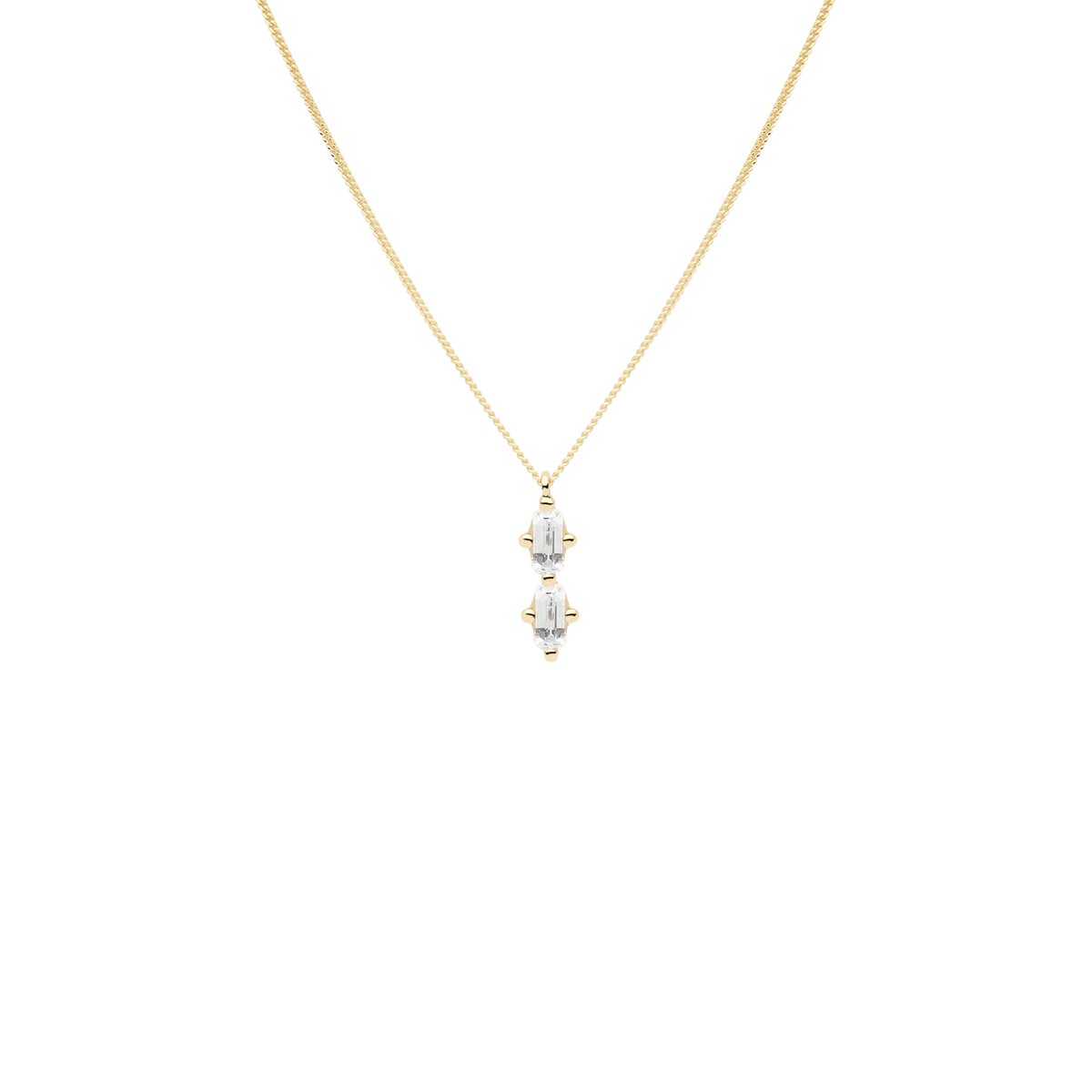 STADION pendant in 18k yellow gold, diamonds