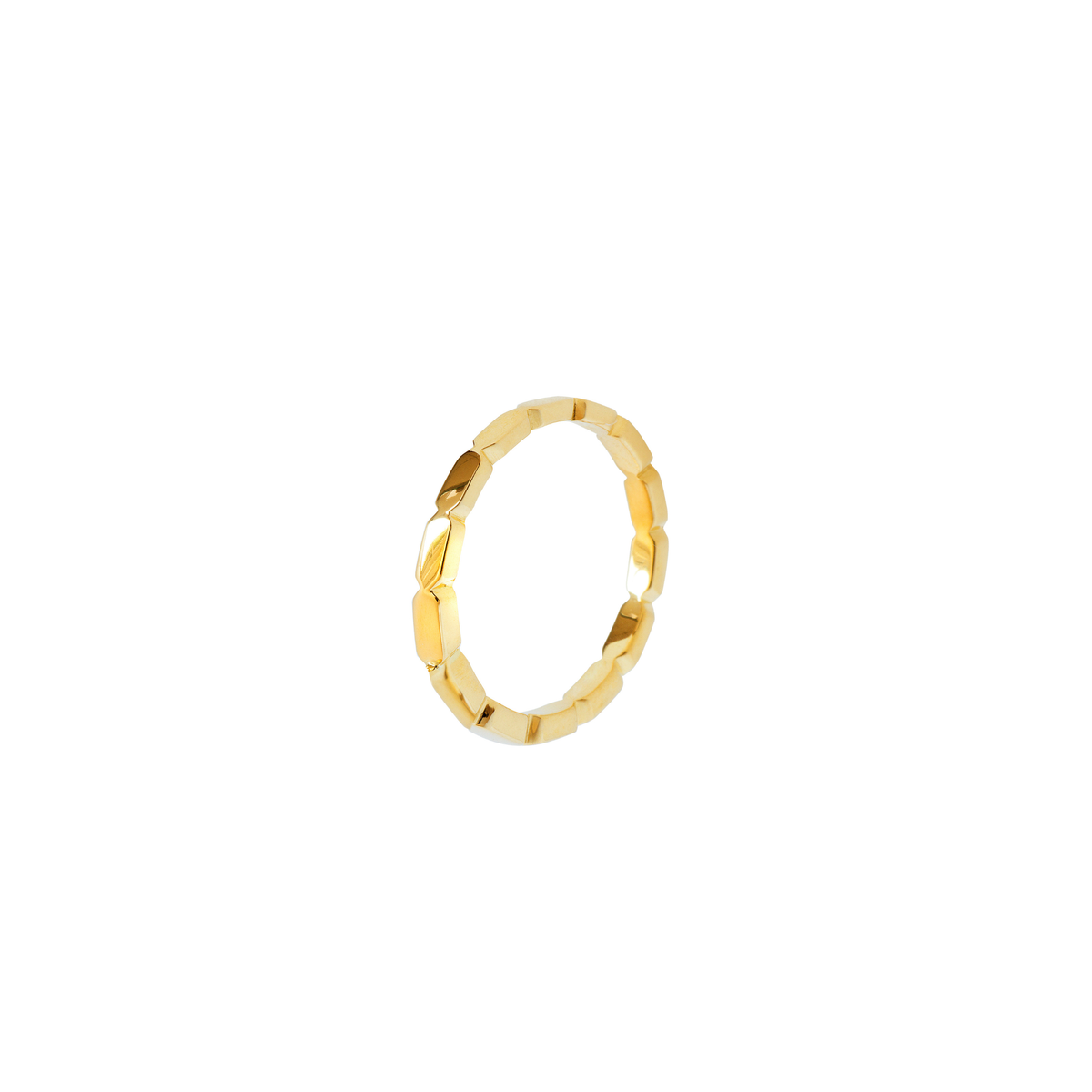 STADION ring in 18k yellow gold