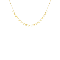 KLAR necklace in 18k yellow gold, golden beryls