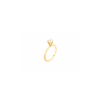 IRENE ring in 18k yellow gold, diamond