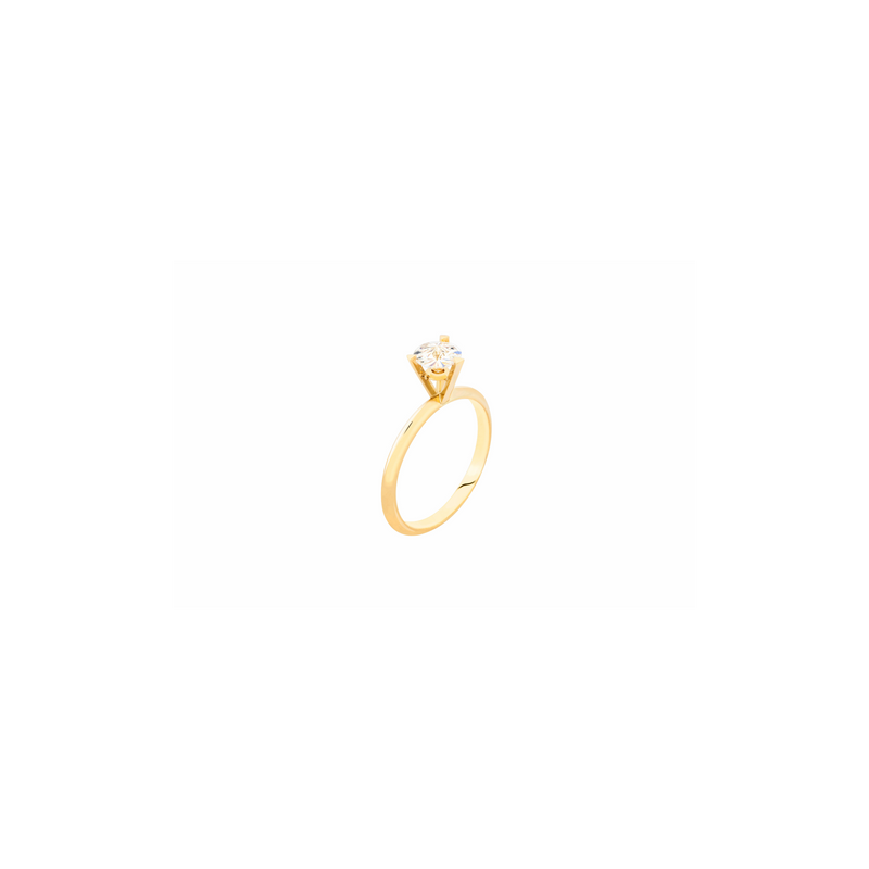 IRENE ring in 18k yellow gold, diamond