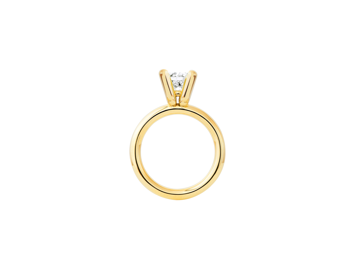 DAINA ring in 18k yellow gold, diamond