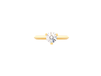 IRENE ring in 18k yellow gold, diamond