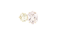 KLAR ring in 18k yellow gold, golden beryl and morganite