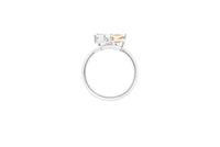 KLAR OOAK ring in 950 platinum, tourmaline and diamond