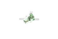 KLAR OOAK ring in 950 platinum, tourmaline and diamond