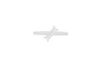 LIGHT/BEAM ring in platinum 950, diamond