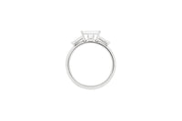 LIGHT/BEAM ring in platinum 950, diamonds