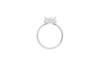 LIGHT/BEAM ring in platinum 950, diamonds